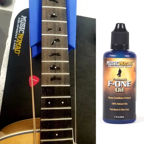 Vista 6 de MusicNomad F-ONE Aceite limpiador y acondicionador para diapasón 2 oz (MN105)