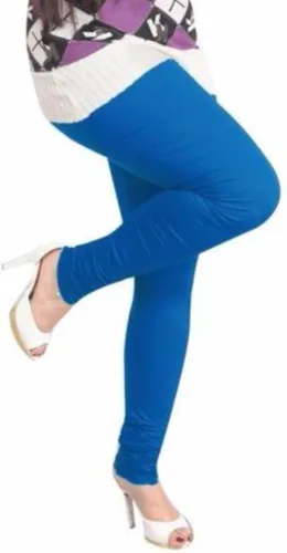 Vista 24 de ladyline Leggings Churidar elásticos de algodón para mujer Extra largos de longitud completa de cintura alta Talla regular y grande Pantalones