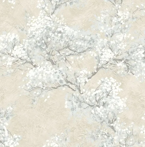 Vista 10 de NextWall Cherry Blossom Grove - Papel tapiz para despegar y pegar (pergamino y rosa)