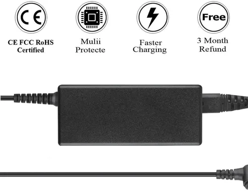 Vista 5 de kybate Adaptador de CA compatible con Elgato Systems 10024020 Thunderbolt 2 Dock Charger Fuente de alimentación