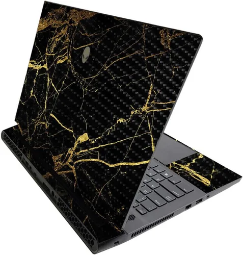 Vista 411 de MightySkins - Skin brillante con purpurina para Alienware M17 R3 (2020) y M17 R4 (2021) - Diversión de los años 90 Acabado duradero con purpurina