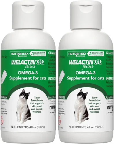 Vista 7 de Welactin Omega-3 - Soporte para piel y pelaje, líquido, 4 onzas, verde