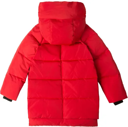 Vista 3 de Abrigo Orolay para niño, acolchado con capucha, chaqueta acolchada para niño y niña, chaqueta de invierno