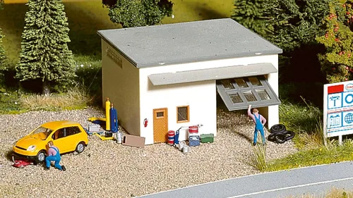 Vista 2 de Noch 14815 Auto Workshop Accessories H0 Scale Model Kit