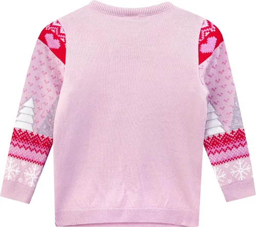 Vista 3 de Barbie Jersey de Navidad Suéter navideño para niñas Sudaderas de Navidad para niñas Producto