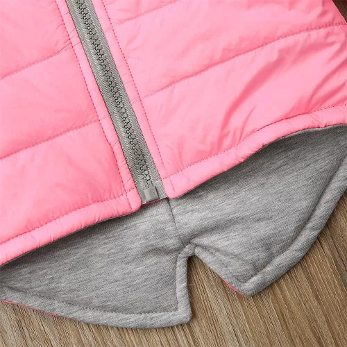 Vista 6 de Chaleco sin mangas con capucha para niños y niñas pequeños, con diseño de dinosaurio, abrigo para otoño e invierno, abrigo, abrigo, abrigo, abrigo