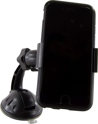 Vista 7 de Electronix Express - Soporte universal para parabrisas y tablero de automóvil, función giratoria de 360 grados, se adapta a cualquier teléfono