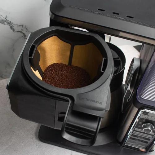 Vista 8 de Paquete de 2 filtros reutilizables originales de repuesto OEM para barra de café Ninja Sistema térmico de vidrio compatible con todos los modelos
