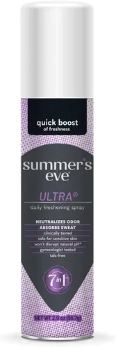 Vista 13 de Summer's Eve Spray femenino refrescante diario, Blissful Escape, 2 onzas Spray corporal diario sin talco para mujeres, cuidado femenino que