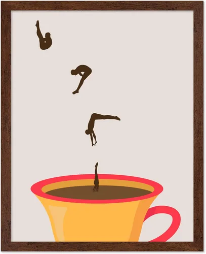 Vista 9 de Poster Master Póster More Espresso Less Depresso – Impresión retro café – Arte de café – Arte moderno – Arte moderno – Arte bohemio chic – Arte