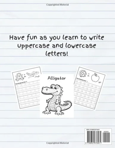 Vista 2 de Letter Tracing and Coloring Book For Preschoolers