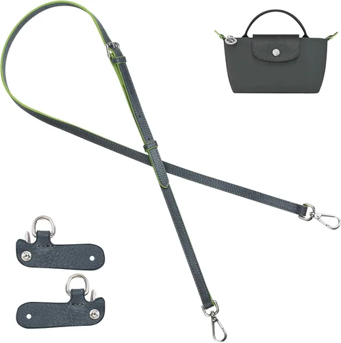 Vista 10 de Jiesinlov Correa de Hombro de Cuero para Bolso de Repuesto, Kit de Conversión Ajustable para Bandolera Compatible con Mini Bolso Antracita