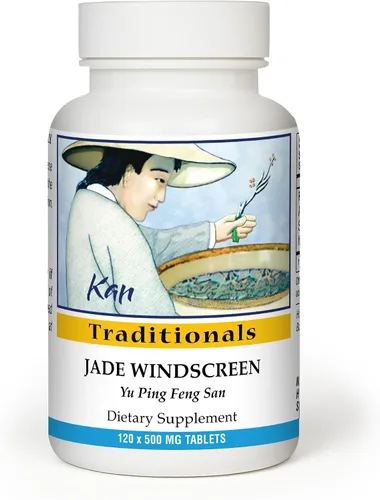 Vista 7 de Kan Herb s Company - Parabrisas de jade – Mezcla tradicional de hierbas chinas con astrágalo y atractílodos blancos para apoyar Wei Qi, equilibrio