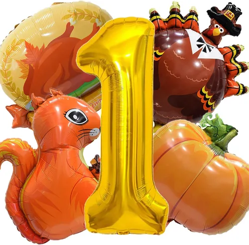 Vista 14 de Globos de papel de aluminio de Navidad, globos de cumpleaños de Navidad, número 1, pingüino, Papá Noel, reno, globo para decoración de fiestas Juego