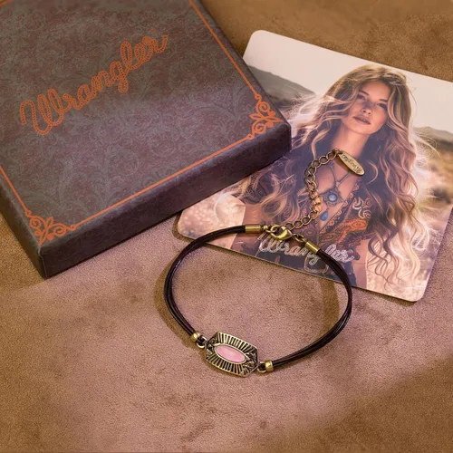 Vista 7 de Montana West Wangler - Pulsera de cadena de piedra natural occidental para mujer, joyería delicada