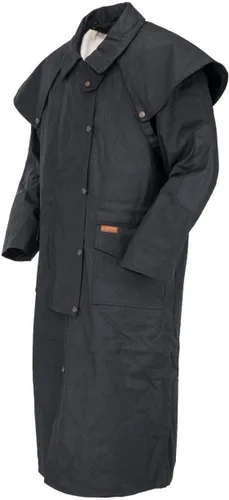 Vista 2 de Outback Trading Stockman 2056 - Abrigo de plumero de algodón transpirable y extra largo para hombre