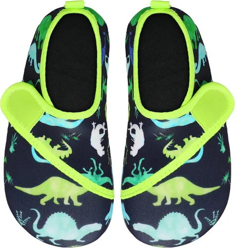 Vista 3 de Joinfree - Zapatos acuáticos de natación para niños y niñas, calcetines acuáticos de secado rápido, zapatos con sensación de pies descalzos