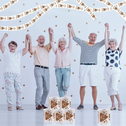 Vista 7 de Papel higiénico de jubilación para hombres y mujeres, regalo divertido para jubilados, regalo novedoso para compañeros de trabajo, decoraciones