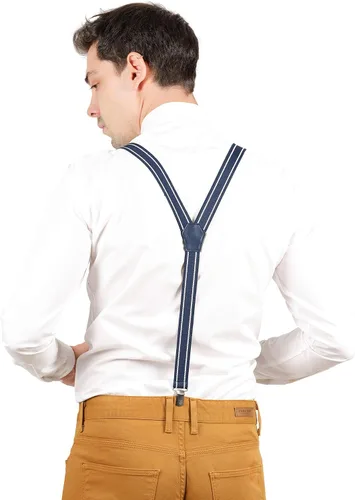 Vista 25 de Tirantes para hombre Tirantes elásticos con espalda en Y