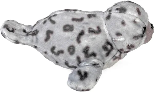 Vista 5 de Wild Republic Pocketkins Eco Harbor Seal, animal de peluche, 5 pulgadas, juguete de peluche, hecho de materiales reciclados, respetuoso con el medio