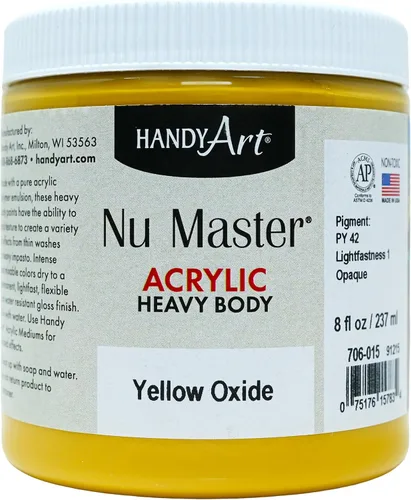 Vista 17 de Handy Art Nu Master - Pintura acrílica de cuerpo pesado, 8 onzas, carmesí Alizarin
