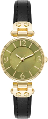 Vista 20 de Anne Klein Reloj con correa de cuero para mujer