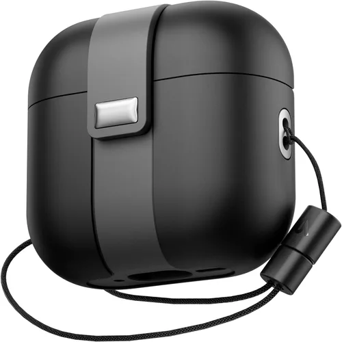 Vista 10 de SURITCH Funda para AirPods Pro 2/Pro, bloqueo magnético, compatible con Airpods Pro de 2ª y 1ª generación, funda protectora resistente con elegante