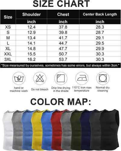 Vista 6 de COOFANDY Camisetas sin mangas para hombre, paquete de 3 camisetas sin mangas para gimnasio, fisicoculturismo, fitness