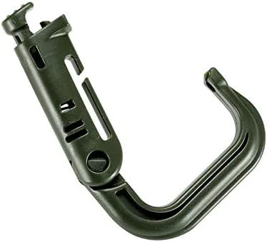 Vista 9 de Boosteady - Paquete de 10 anillos en D de Grimlock, multiusos para poner en el bolso Molle con correa de malla y zíper