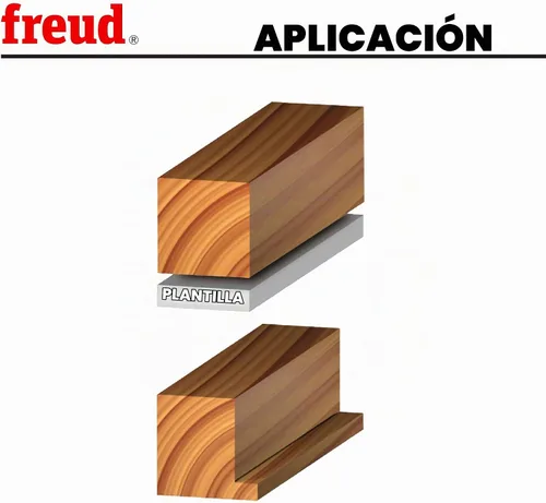 Vista 6 de Freud 32-526: Broca de escariado de 1/8", 1/4", 5/16", 3/8", 7/16", 1/2" de profundidad con rodamientos