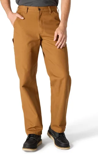 Vista 10 de Carhartt Pantalón de trabajo utilitario de lona lavada de corte holgado para hombre Negro