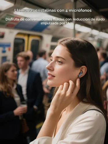 Vista 3 de 1 Hora Auriculares inalámbricos con cancelación activa de ruido, 4