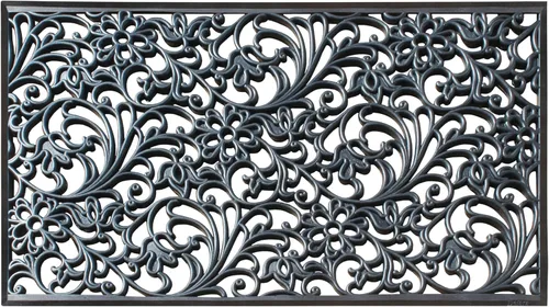 Vista 11 de A1 Home Collections - Alfombra grande para puerta, de goma natural, 24”x57”, ideal para entrada, limpia zapatos de suciedad y mugre, alfombra