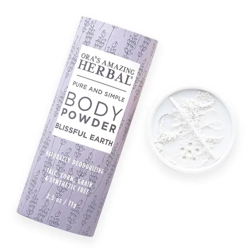 Vista 13 de Polvo corporal natural Ora's Amazing Herbal sin talco para mujeres, paquete variado con aceites esenciales, sin talco ni maíz, sin granos, polvo