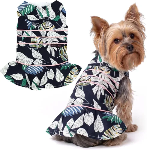 Vista 47 de Parisian Pet Chambray - Vestido para perro - Ligero sin mangas para perro, niña, talla XS Chambray en general