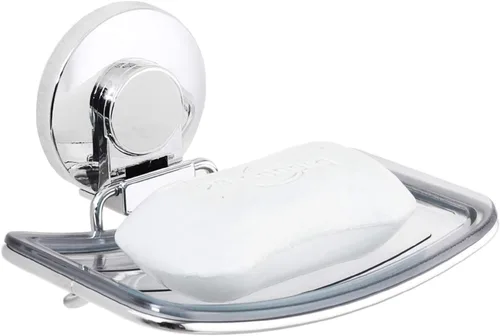 Vista 13 de LEVERLOC Soporte para jabón, jabonera para ducha, soporte de jabón con Negro