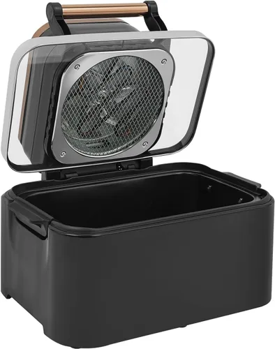 Vista 6 de Freidora de aire de 12.68 cuartos de galón, freidora de aire compacta para el hogar con tecnología rápida de aire crujiente de 400 °F, freidora