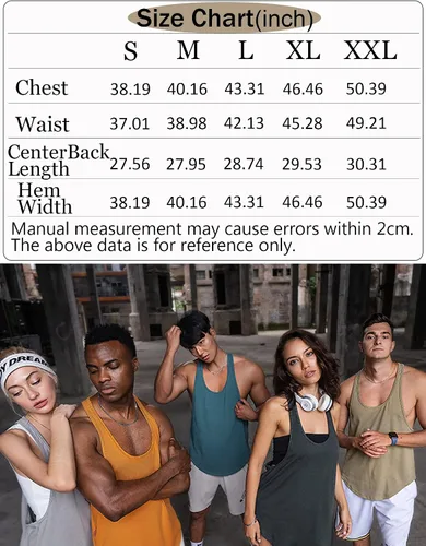 Vista 6 de LecGee 3 paquetes de camiseta sin mangas para hombre, camiseta sin mangas para gimnasio y culturismo