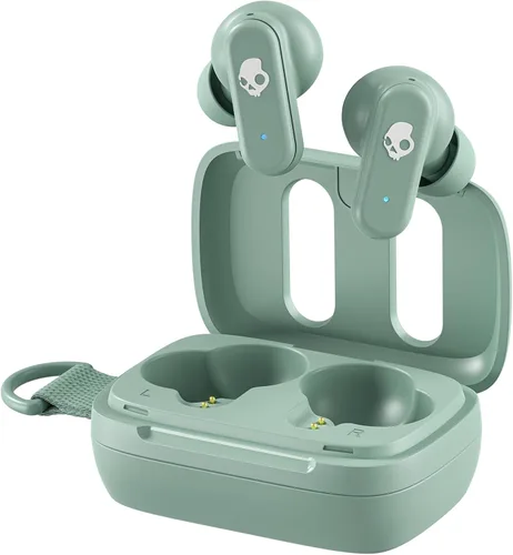 Vista 11 de Skullcandy Dime 3 auriculares inalámbricos, auriculares Bluetooth, ajuste de aislamiento de ruido, batería de hasta 20 horas, micrófono para iPhone
