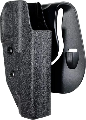 Vista 2 de Black Scorpion Gear OWB Kydex Paddle Holster se adapta a Staccato C2 Negro