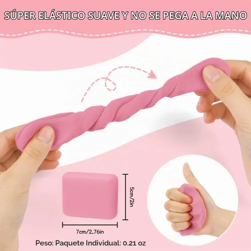 Vista 2 de Ainiv Kit de arcilla seca al aire, 60 colores DIY modelo arcilla mágica