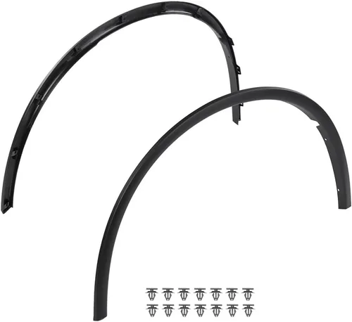 Vista 18 de PIT66 Guardabarros, compatibles con modelos Dodge Dakota Crew Cab 2005-2011 compatibles con Ram Dakota Crew Cab Pickup 2011 Smooth Matte Wheel
