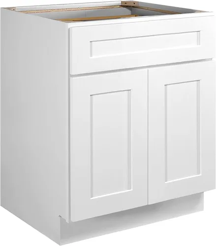 Vista 32 de Design House Brookings - Armario de cocina con base sin ensamblar, 9 pulgadas de ancho x 24 pulgadas de profundidad x 34.5 pulgadas de alto, marrón