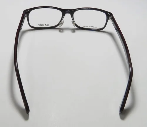 Vista 5 de Jack Spade Larson - Marco rectangular de montura completa para hombre y mujer (53-17-150, negro)