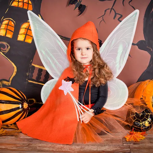 Vista 3 de Fairy Wings, Fairy Costume for Women, Butterfly Wings for Adults Kids, Halloween Costume Angel Wings Dress Up Party Favor