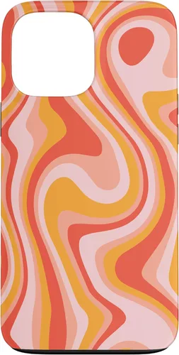 Vista 23 de iPhone 16 Retro Groovy Liquid Swirl Hippie 70's 80's Psychedelic Case