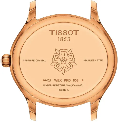 Vista 3 de Tissot Reloj de vestir Modelo T1033103601300 color crema Crema