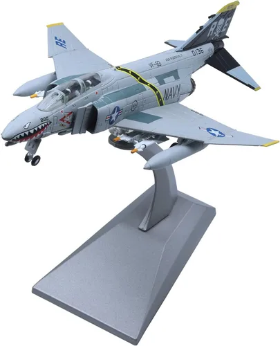 Vista 19 de B-17 Flying Fortress - Aviones fundidos a presión a escala 1/144, modelo de avión de metal pesado para coleccionista, entusiasta de la aviación
