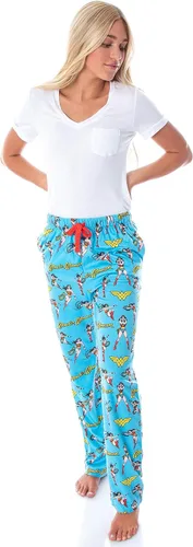 Vista 4 de DC Comics - Pantalones de pijama para mujer diseño vintage