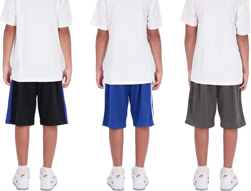 Vista 11 de Hind - Pantalones cortos de baloncesto para niños (3 unidades)
